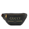 Gucci Small Grained Calfskin Web Logo Belt Bag Secondhand