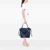 Burberry Supernova Check Nylon Buckleigh Tote Secondhand