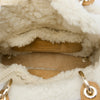 Dior Mini Suede Cannage with Shearling Trim Lady Dior Secondhand