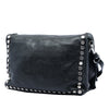Prada Glace Calf Studded Etiquette Flap Secondhand