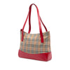 Burberry Haymarket Check Canvas Tote Secondhand