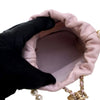 Chanel Mini Quilted Calfskin About Pearls Drawstring Bucket Bag Secondhand