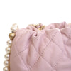 Chanel Mini Quilted Calfskin About Pearls Drawstring Bucket Bag Secondhand