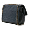 Chanel Medium Bicolor Calfskin Graphic Flap Secondhand