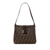 Fendi Zucca Canvas Shoulder Bag Secondhand