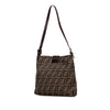 Fendi Zucca Canvas Shoulder Bag Secondhand