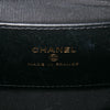 Secondhand Chanel CC Quilted Lambskin Half Moon Top Handle Flap