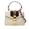 Gucci Mini Calfskin Web Sylvie Top Handle Bag Secondhand