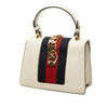 Gucci Mini Calfskin Web Sylvie Top Handle Bag Secondhand