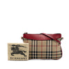 Secondhand Burberry Haymarket Check Nylon Peyton Crossbody