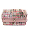 Chanel Small Tweed CC Stud Double Flap Secondhand