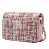 Chanel Small Tweed CC Stud Double Flap Secondhand
