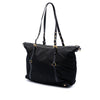 Prada Saffiano Trimmed Tessuto Satchel Secondhand