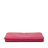 Prada Saffiano Zip Around Long Wallet Secondhand