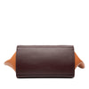 Celine Small Tricolor Leather Trapeze Satchel Secondhand