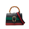 Gucci Medium Leather Bamboo Dionysus Web Satchel Secondhand