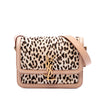 Saint Laurent Small Calf Hair Leopard Print Solferino Satchel In Box Secondhand