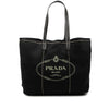 Prada Neoprene Logo Shopping Tote Secondhand