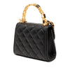 Chanel Mini CC Quilted Lambskin Enamel Top Handle Bag Secondhand