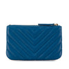 Chanel Chevron Lambskin O Case Pouch Secondhand
