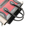 Celine Nano Tricolor Nubuck and Calfskin Luggage Tote Secondhand