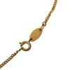 Chanel CC Gold Plated Round Medallion Pendant Necklace Secondhand