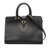 Saint Laurent Small Textured Leather Cabas Chyc Satchel Secondhand