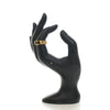 Dior Gold Plated Danseuse Etoile CD Logo Chain Ring Secondhand