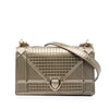 Dior Small Metallic Patent Microcannage Diorama Flap Secondhand
