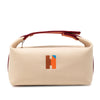 Hermès Small Toile Bride A Brac H Pavillon Case Secondhand