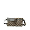 Gucci GG Canvas Double Pocket Belt Bag Secondhand