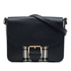 Burberry Small Haymarket Check Nylon and Leather Dickens Crossbody Secondhand