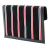 Saint Laurent Canvas Striped Uptown Pouch Secondhand