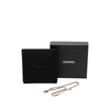 Chanel CC Gold Plated and Leather Woven Crystal Resin Heart Pendant Necklace Secondhand