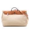 Hermès Toile and Vache Hunter Herbag Zip Cabine 50 Secondhand