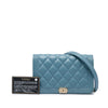 Chanel Quilted Lambskin Boy Wallet On Chain Secondhand