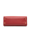 Prada Soft Calf Trimmed Saffiano Lux Satchel Secondhand