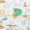 Hermès Vaisseaux et Fregates Silk Scarf 90 Secondhand