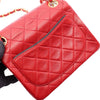 Chanel Mini Square Classic Bicolor Lambskin Single Flap Secondhand