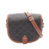 Celine Medium Triomphe Coated Canvas Folco Crossbody Secondhand