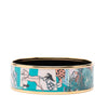 Hermès Wide Animapolis Enamel Bracelet 62 Secondhand