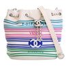 Chanel Mixed Fibers and Aged Calfskin Venise Biarritz Bucket Bag Secondhand
