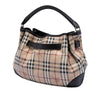 Burberry Medium Haymarket Check Coated Canvas Willenmore Hobo Secondhand