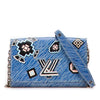 Louis Vuitton Epi Denim Twist Azteque Wallet on Chain Secondhand