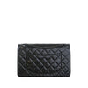 Chanel Glazed Quilted Aged Calfskin So Black Reissue 2.55 Double Flap 226 Secondhand