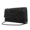 Chanel Glazed Quilted Aged Calfskin So Black Reissue 2.55 Double Flap 226 Secondhand