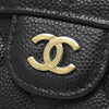 Chanel CC Quilted Caviar Flap Card Holder Wallet Secondhand