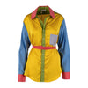 Secondhand Rubino Gaeta Colorblock Cross Shirt - '20s