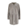 Secondhand Emporio Armani Shearling Coat with Hoodie - '10s