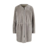 Secondhand Emporio Armani Shearling Coat with Hoodie - '10s